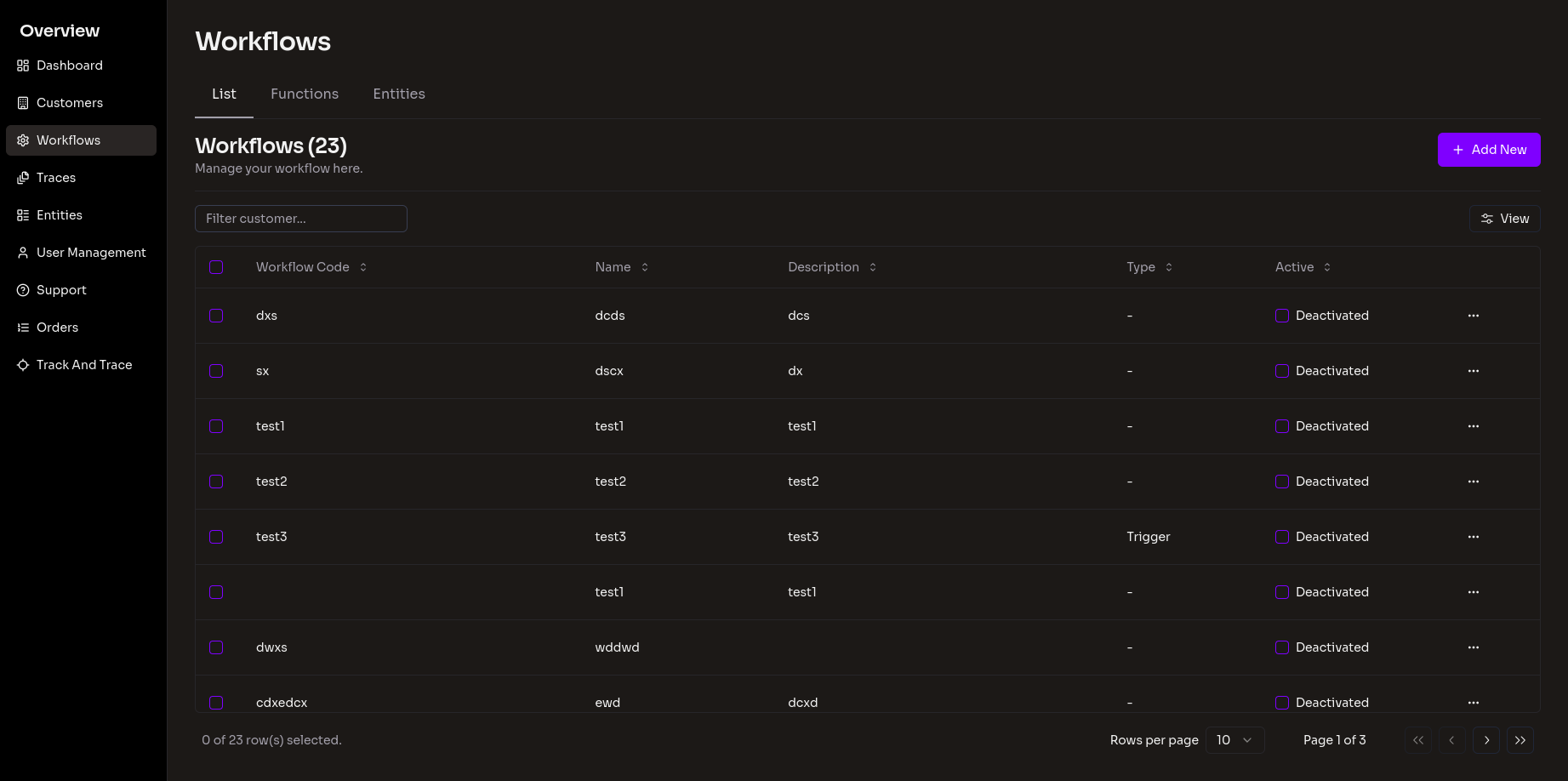 Create and manage workflows